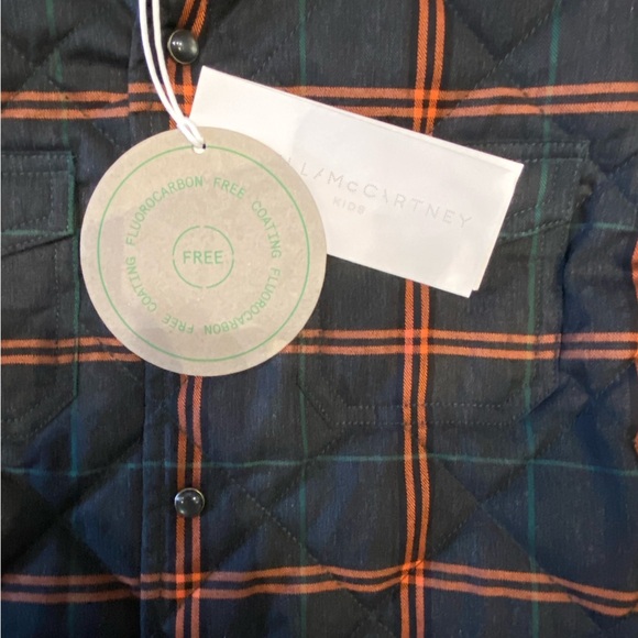 Stella McCartney Boys Reversible Check Shirt Jacket NWT - Picture 9 of 12